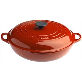 Le Creuset Enameled Cast-Iron 3-1 2-Quart Buffet Casserole, Red by Le Creuset