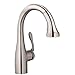 hansgrohe Allegro E Gourmet Premium 1-Handle 14-inch Tall Stainless Steel Kitchen Faucet with Pull Down Sprayer Magnetic Docking Spray Head in Steel Optic, 04297800