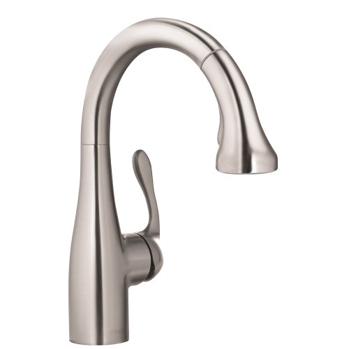 Hansgrohe 04297800 Allegro E Gourmet Prep Kitchen Faucet Steel Optik
