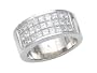 2.00 cttw Invisible Set Band LIFETIME WARRANTY
