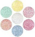 ULTRA FINE PEE WEE GLITTER 2 GRAM VIALS 7/PKG-FLORAL TRANSPARENT