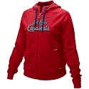 Nike St. Louis Cardinals Ladies Red Cover Up Full Zip Hoody Sweatshirt