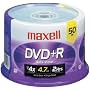 MAXELL  50-Pack DVD+R Recordable DVD (16X)
