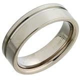 Image of Titanium TI449-7 Patterned Ring