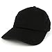 Trendy Apparel Shop Plain Unstructured Cotton Baseball Dad Hat - Black