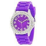 XOXO Womens XO3274 Purple Dial Crystal Bezel B