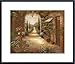 Secret Garden I by Vivian Flasch 20.00X16.00 Framed with Black Metal Frame