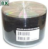 Ridata 8X Double Layer DVD+R Shiny-Silver 50-Pak Spindle