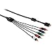 Hama - Component HD Cable HQ para PS3, Console AV male, 5xRCA male