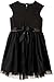 ZUNIE Girls' Illusion Sequin Dress with Bow