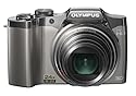 Olympus SZ30 16 MP Digital Camera, Wide-Angle 24x Optical Zoom with Multi-Recording Capability and 3" LCD (Silver)