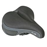 Sunlite Cloud-9 Bicycle Suspension Comfort Saddle, Comfort Gel Ladies, Tri-color Lycra