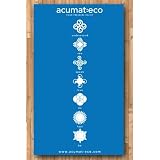 ACUPRESSURE MAT / FREE BAG / ORGANIC COTTON / BLUE (Swedish Spike Mat)