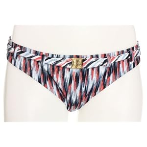 BCBG MAXAZRIA Ladies Crystal Blue Painted Stripe Bikini Bottom
