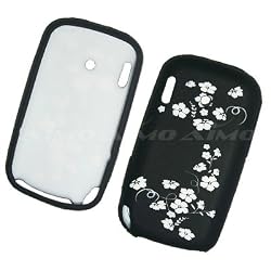 Palm Treo Pro 850 Silicone Laser Skin Case Cover Midnight Flowers