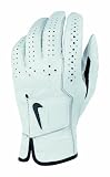 Nike Golf Men's Classic Feel Left Hand Cadet Glove (White/Black, Large)
