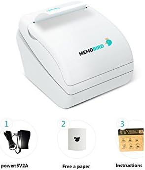 B5M MMEMOBIRD Mini WIFI Thermal Printer Vintage photos Printing-WHITE