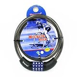 New High Quality Bicycle 4 digit Combination Combo Steel Lock Cable