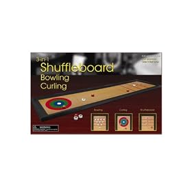 3-in-1 Tabletop Game - Shuffleboard, Bowling, Curling by Westminster