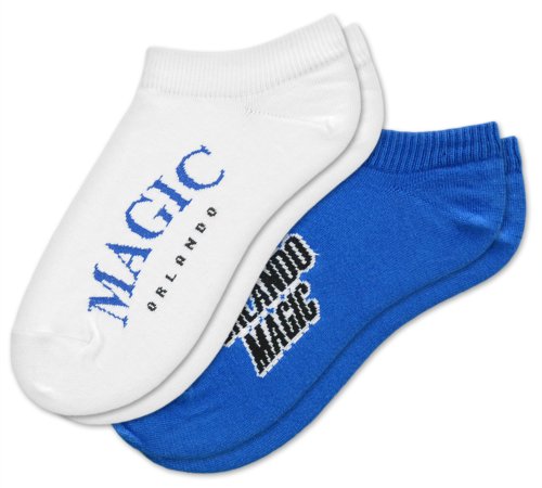 NBA Orlando Magic Womens Socks, 2-Pack, Ankle Socks