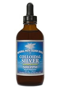 Natural Path Silver Wings Dietary Mineral Supplement, Colloidal Silver, 500 PPM, 4 fl. oz. / 120 ml