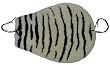 Western Sheepskin Seat Saver (Zebra, Regular)