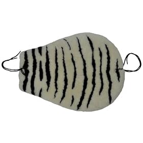 WESTERN SHEEPSKIN SEAT SAVER - REGULAR - ZEBRA