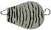 Western Sheepskin Seat Saver (Zebra, Regular)