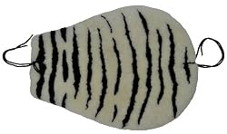 Western Sheepskin Seat Saver (Zebra, Regular)