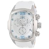 Invicta Men's 6128 Lupah Collection Revolution Chronograph White Leather Watch