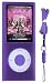 Purple Color Apple iPod nano 4G (4th Generation) 8GB/ 16GB Silicone Skin Case with Black Armband & Purple Color Lanyard