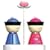 A di Alessi Mr & Mrs Chin Salt & Pepper Set (ASG79 SET1)