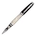 Monteverde Invincia Black and White Resin Rollerball Pen (MV41174)