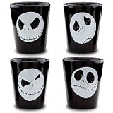 Disney Parks Nightmare Before Christmas Jack Skellington 4 pc. Shot Glasses Set - Disney Parks Exclusive & Limited Availability