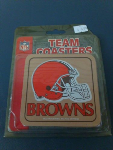 CLEVELAND BROWNS TEAM COASTERS
