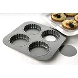 Chicago Metallic 4-Cup Lift and Serve Tartlet Pan by Chicago Metallic