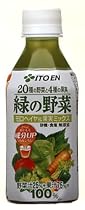 (お徳用ボックス)20種の野菜と4種の果実緑の野菜モロヘイヤ&果実ミックス 280ｇ&times;24本