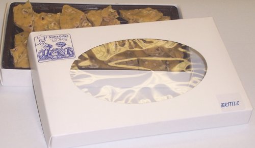 Scott's Cakes 1 lb. Walnut Brittle in a White Gourmet Box by Scott's Cakes
