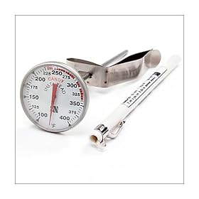 CDN ProAccurate Insta-Read Candy and Deep Fry Thermometer - IRXL400 by Deep Fryers