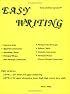 Easy Writing: Teaching Students How to Write Complex Sentence Structures