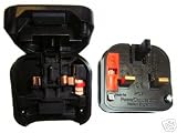 Review ROCKET RADIO © COPYRIGHT  / ROCKET RADIO - European Flat SCHUKO 2 Pin to UK 3 Pin Permanent Clamp Type Convertor Plug - Makes Safe conversion (Plug is Fused) Just snap the 2 pin plug into the contacts and clamp it shut via the screw fixing - Job Done!