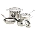 Cuisinart 77-7 Chef's Classic Stainless 7-Piece Cookware Set