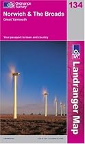Norwich and the Broads, Great Yarmouth (Landranger Maps) (OS Landranger Map)