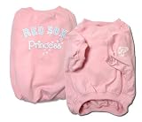 Boston Red Sox Baseball Princess Pink Dog Puppy Pet Shirt XS EXTRA SMALL Officially Licensed MLB