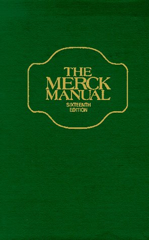 The Merck Manual of Diagnosis and Therapy 1992, 16th Edition