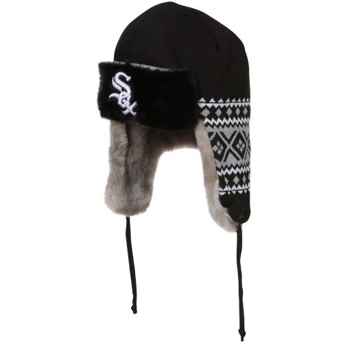 New Era Chicago White Sox Black-Gray Team Trapper Beanie at Amazon.com