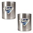 San Diego Padres MLB 2pc Stainless Steel Can Holder Set- Primary Logo by Great American Products