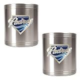 San Diego Padres MLB 2pc Stainless Steel Can Holder Set- Primary Logo