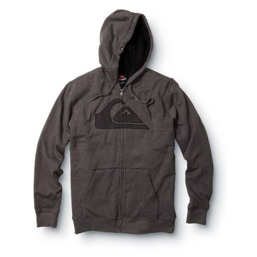 Quiksilver Men's Static Hoodie Sweater, Gunsmoke 