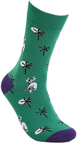 Men's Hula Girl Novelty Crew Socks